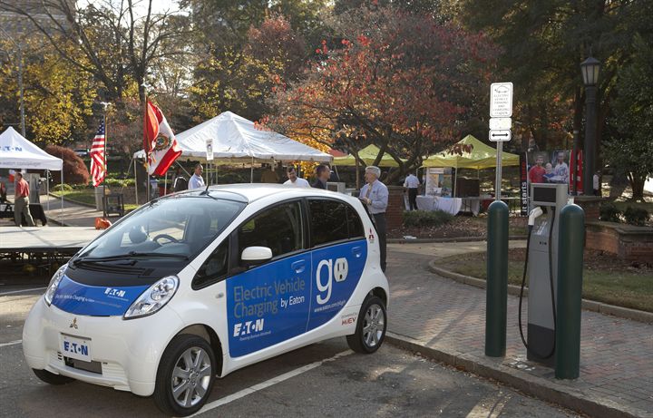 The Electric Car: Lighter, Less Costly, Plugged In