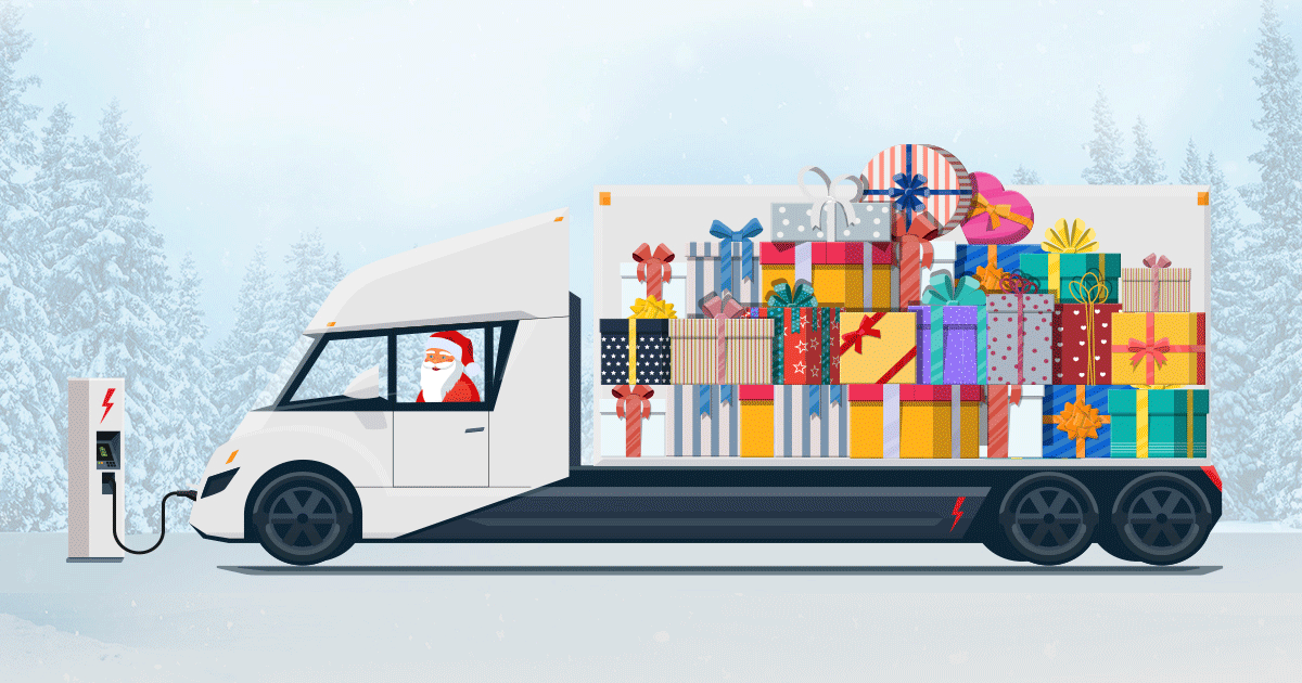 Reducing Santa’s Carbon Footprint with Medium-Duty Electric Trucks