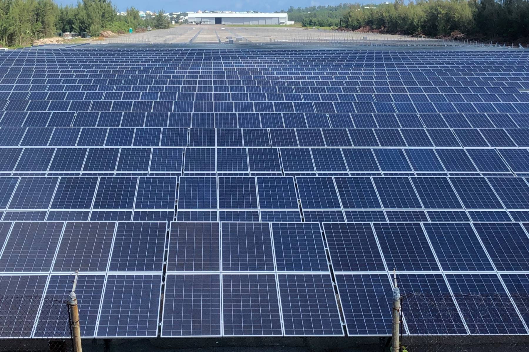 Bermuda solar field
