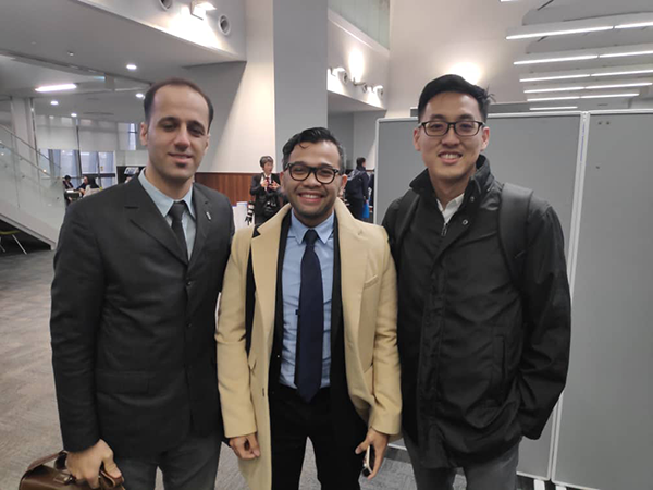 RMI’s Rizky Fauzianto (center) at TU Munich in Germany, during his master’s program in Sustainable Resource Management in November 2014.