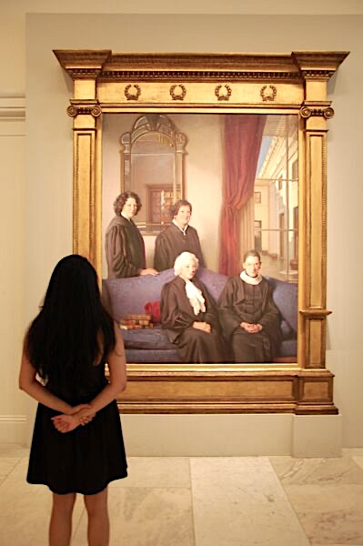 At the National Portrait Gallery in Washington, DC. As Hadia says, “Representation matters.”