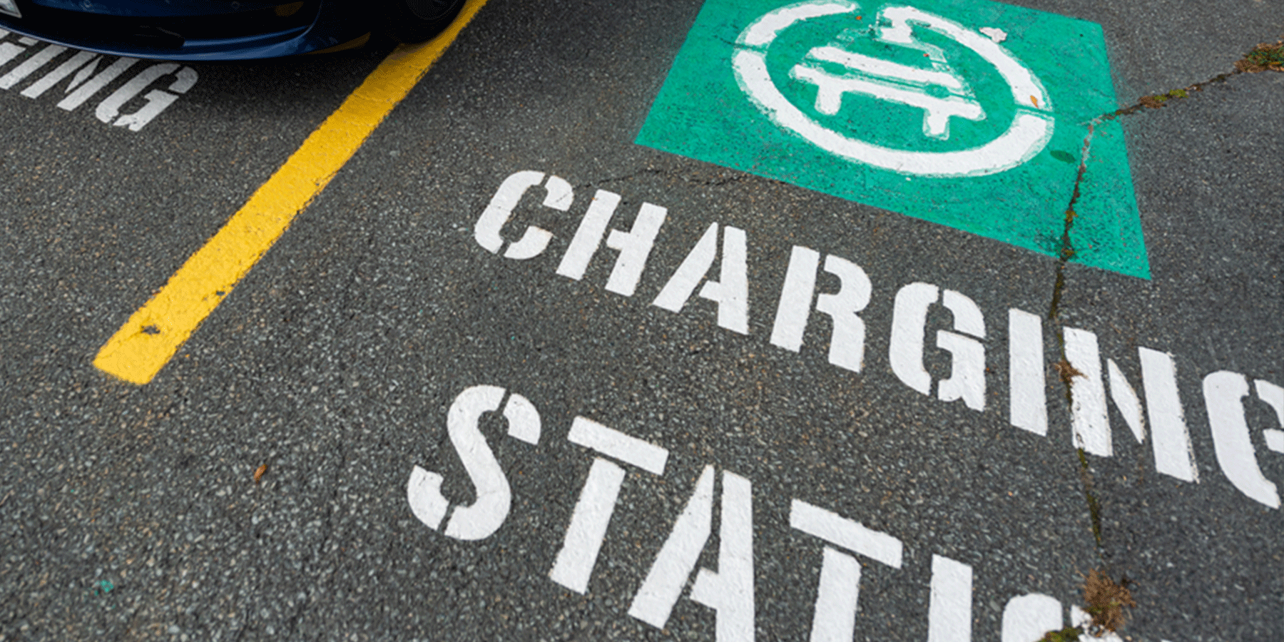 EV charging parking spot