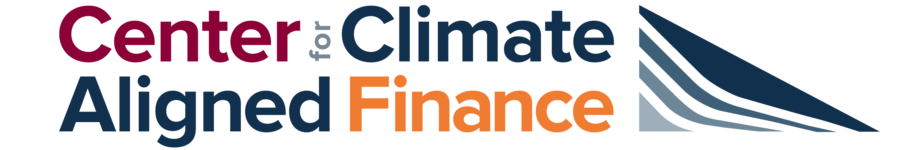 center for climate aligned finance logo