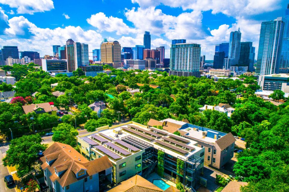 solar panel future of Austin Texas image