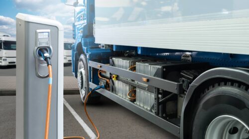 electric truck charging