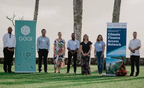 CFAN Pacific advisors at the first in-person write-shop organized by CFAN in Suva, Fiji in July 2022
