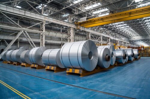 large rolls of sheet metal aluminum