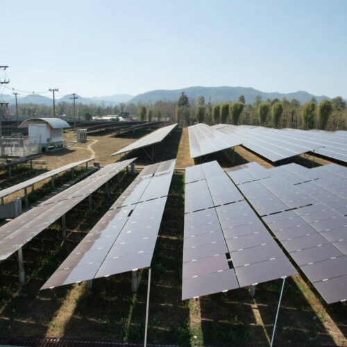 solar farm cell array