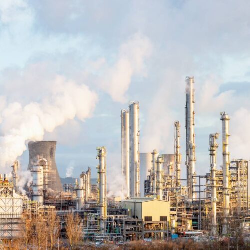 oil refinery and petrochemical plant
