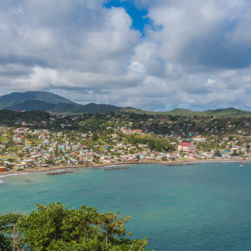 A photo of Dennery, St. Lucia.