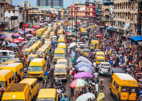 Lagos Nigeria busy streets