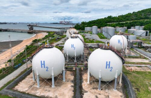 hydrogen gas storage tanks