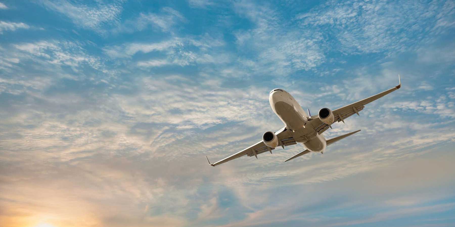 airplane flying overhead