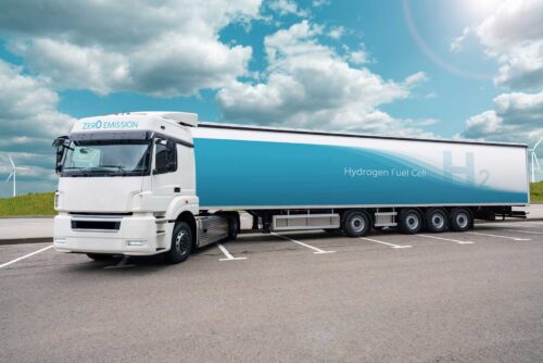 hydrogen fuel cell semi truck